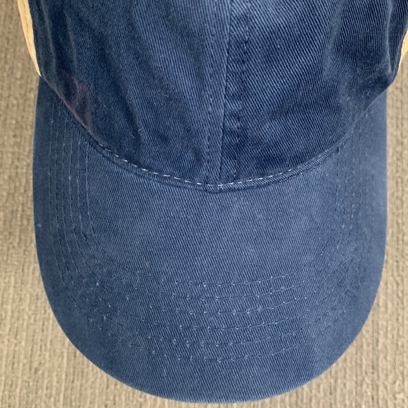 Platinum Series by Outdoor Cap Baseball Hat Unisex OSFA Two Tone Navy Tan - Picture 4 of 15